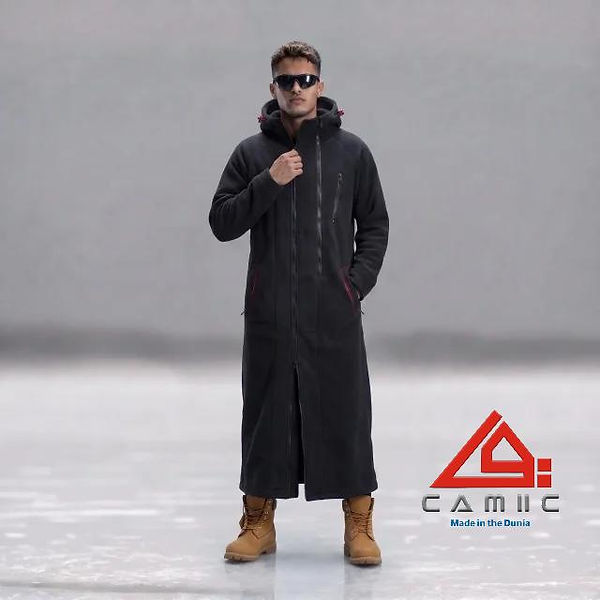 Antarctic Burnoos Sherpa Coat